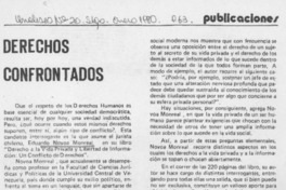 Derechos confrontados.