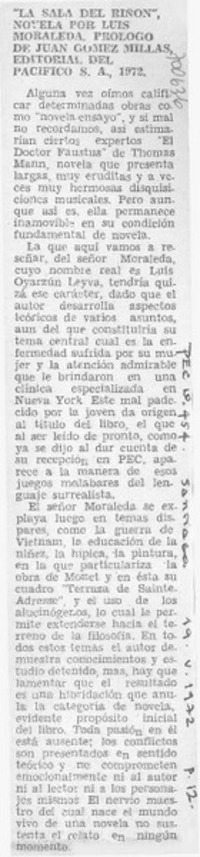 La sala del riñón".