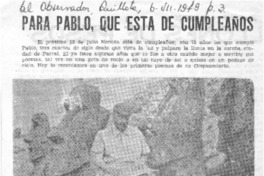 Para Pablo, que está de cumpleaños.