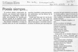 Poesía siempre--