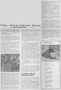 Obra y motivos de Gabriela Mistral