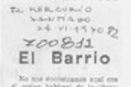 El barrio