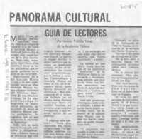 Guía de lectores
