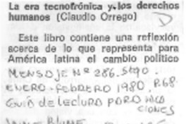 La era tecnotrónica y los derechos humanos