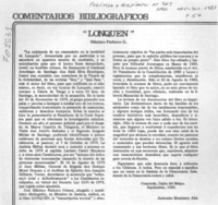 Lonquén"
