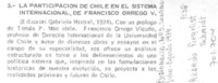 La participación de Chile en el sistema internacional