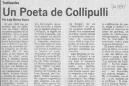 Un poeta de Collipulli