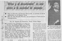 "Orfeo y el desodorante" es una sátira a la sociedad de consumo.