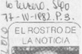 El rostro de la noticia.