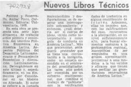 Política y desarrollo.