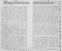 Magallánicos premiados