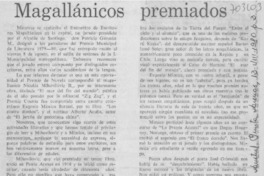 Magallánicos premiados