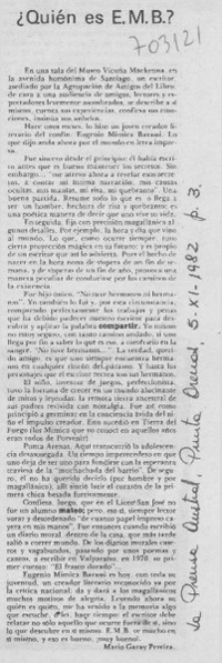 Quién es E. M. B.?