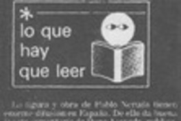 Lo que hay que leer.