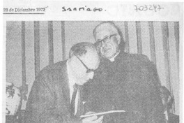 Dr. Rodolfo Oroz cumplió medio siglo de Doctorado.