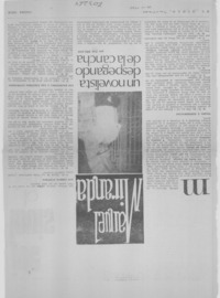 Manuel Miranda, un novelista despegando de la cancha: [entrevista]