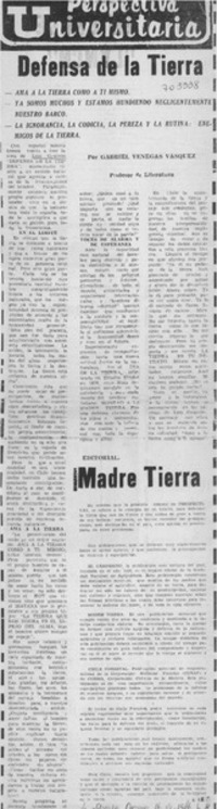 Defensa de la tierra