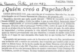 ¿Quién creó a Papelucho?