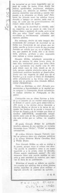 La juventud es un tema --