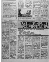 Las universidades deben ser torres de marfil": [entrevista]