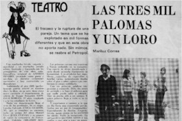 Las tres mil palomas y un loro