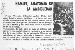 Hamlet, anatomía de la ambigüedad