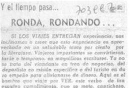 Ronda rondando...