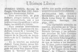 Ultimos libros