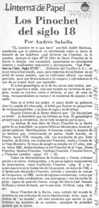 Los Pinochet del siglo 18