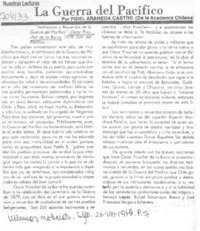 La Guerra del Pacífico