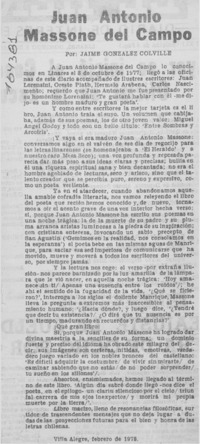 Juan Antonio Massone del Campo