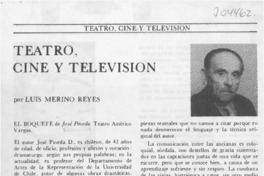 Teatro, cine y televisión