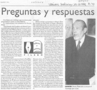 Preguntas y respuestas.