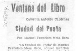 Ciudad del poeta