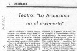 Teatro: "la araucaria en el escenario"