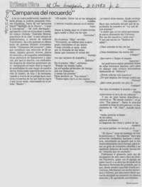 Campanas del recuerdo"