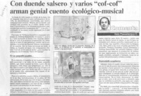 Con duende salsero y varios "cof-cof" arman genial cuento ecológico-musical