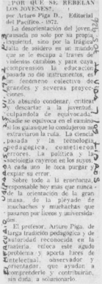 ¿Por qué se rebelan los jóvenes?