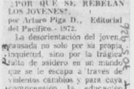¿Por qué se rebelan los jóvenes?