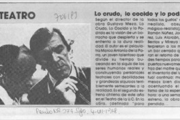 Lo crudo, lo cocido y lo podrido.