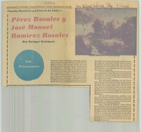 Pérez Rosales y José Manuel Ramírez Rosales