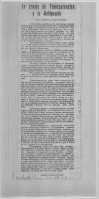 La poesía de transparencias y la antipoesía