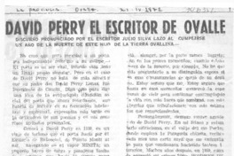 David Perry el escritor de Ovalle