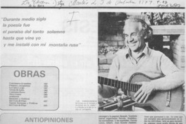 Parra habla de literatura: [entrevista]