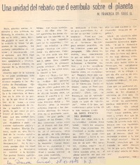 Una unidad del rebaño que deambula sobre el planeta