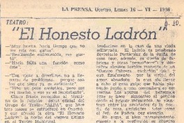 El honesto ladrón"