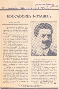 Educadores notables.