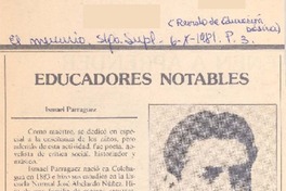 Educadores notables.