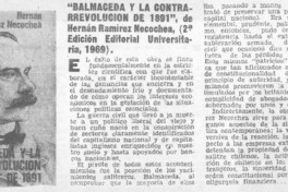 Balmaceda y la contrarrevolución de 1891"