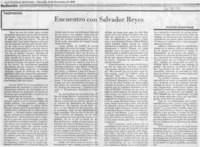 Encuentro con Salvador Reyes